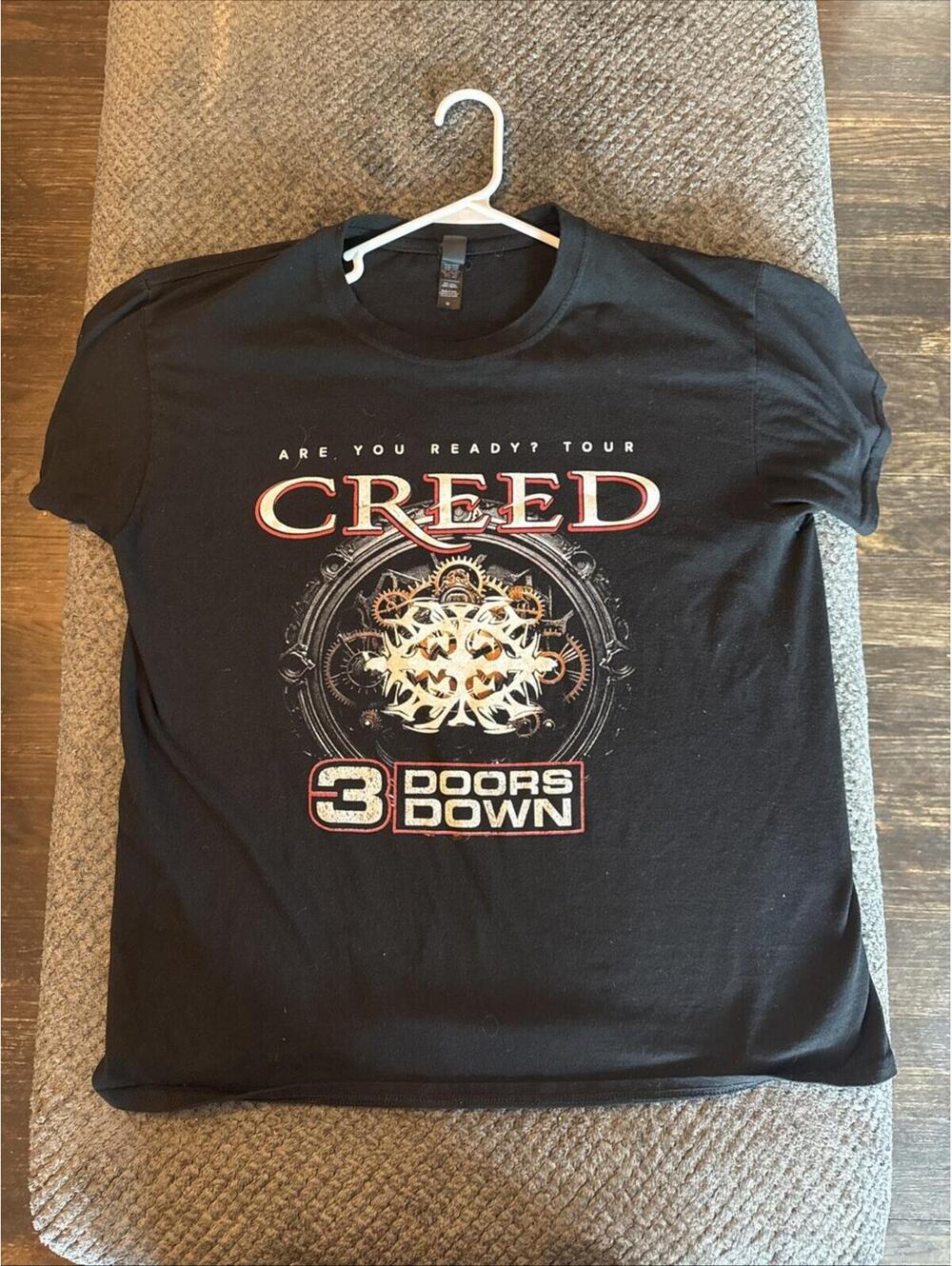 Creed 2024 Are You Ready Tour T-shirt with 3 Doors Down Mens Medium